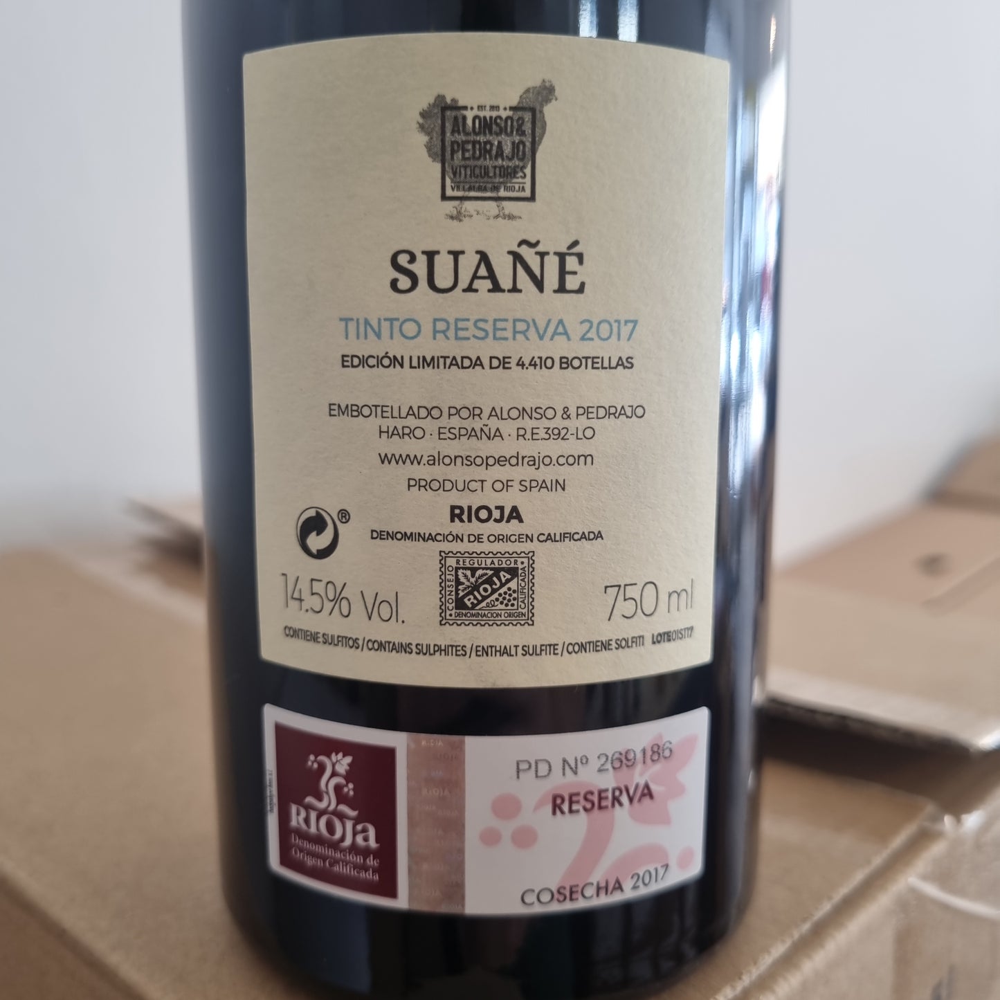 SUAÑÉ Tinto Reserva | 2019