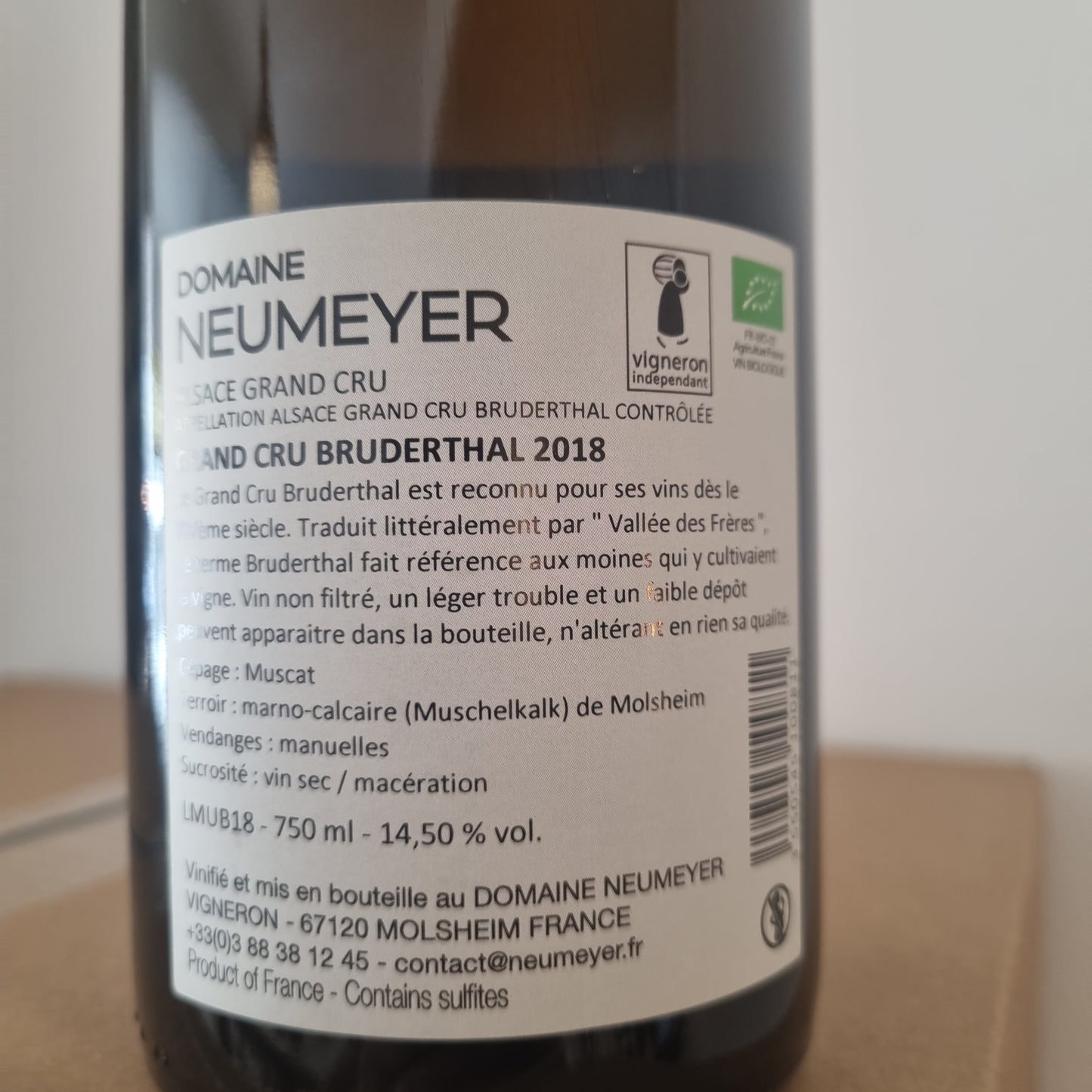 NEUMEYER | Muscat Grand Cru Bruderthal 2018 | Orange