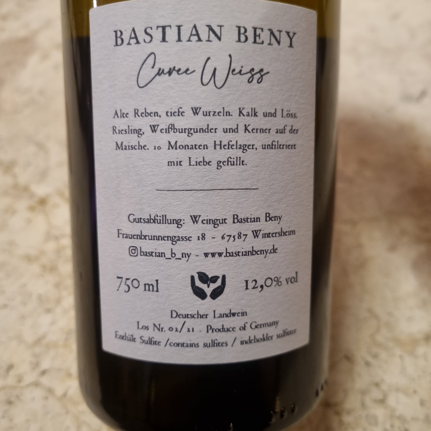 BASTIAN BENY | Cuvée Weiss