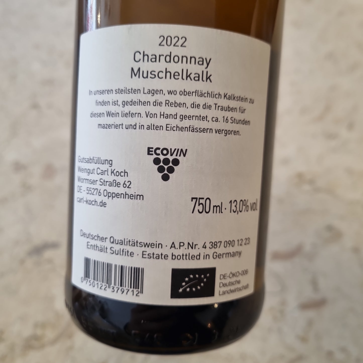 CARL KOCH | Chardonnay Muschelkalk 2020