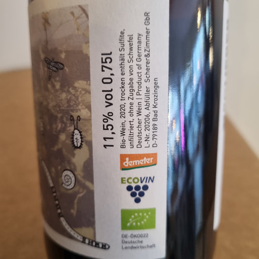 6 Flaschen | SCHERER & ZIMMER | Rosé Naturwein 2020 | Demeter | 33% Rabatt