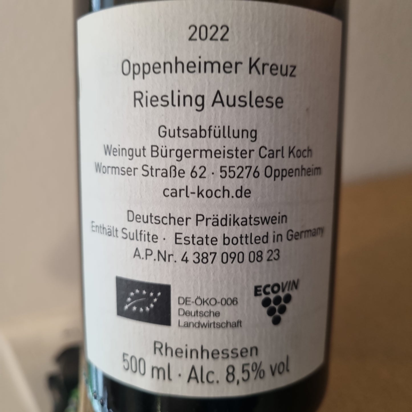 CARL KOCH | Riesling Auslese 2022