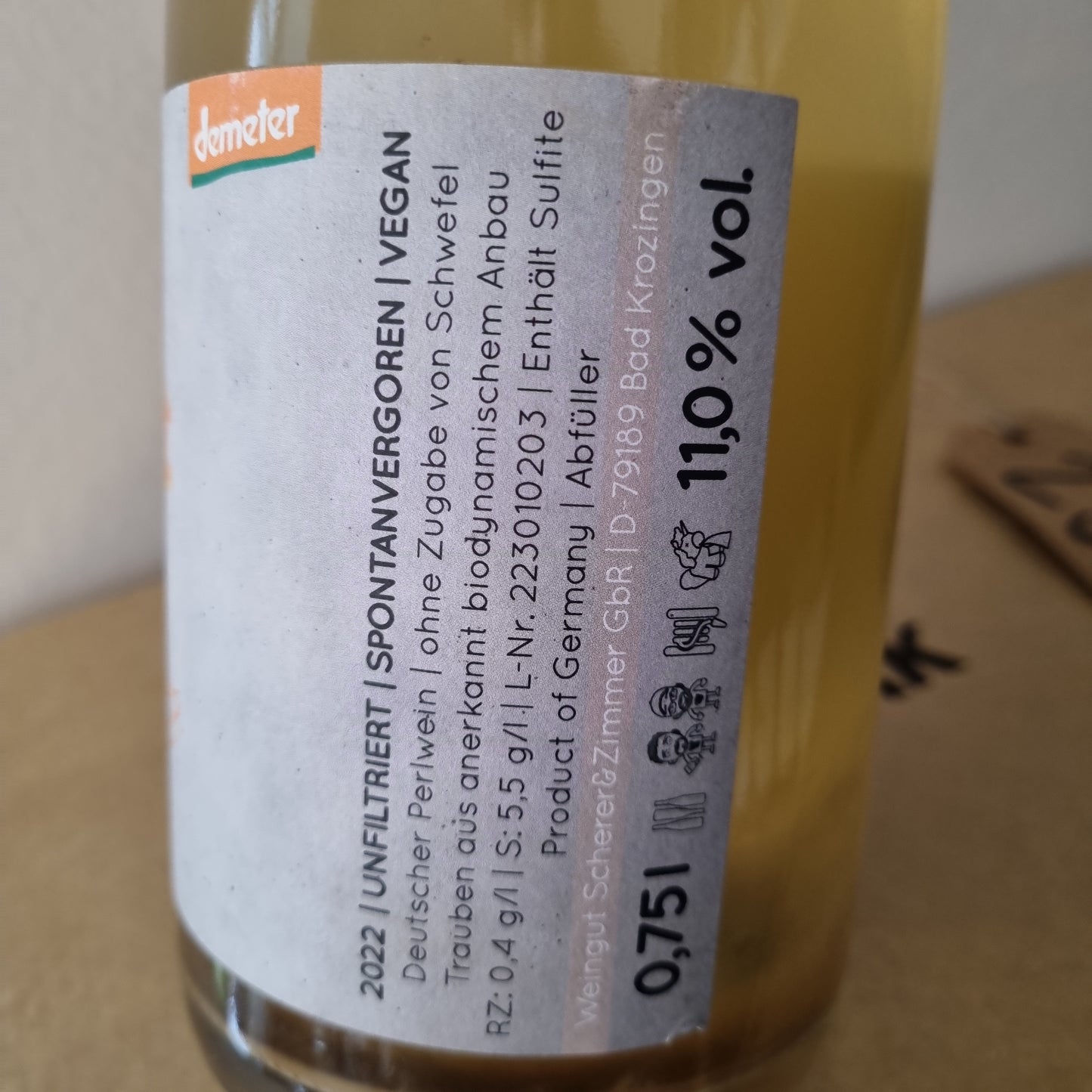 SCHERER & ZIMMER | Pét-Nat Weiss