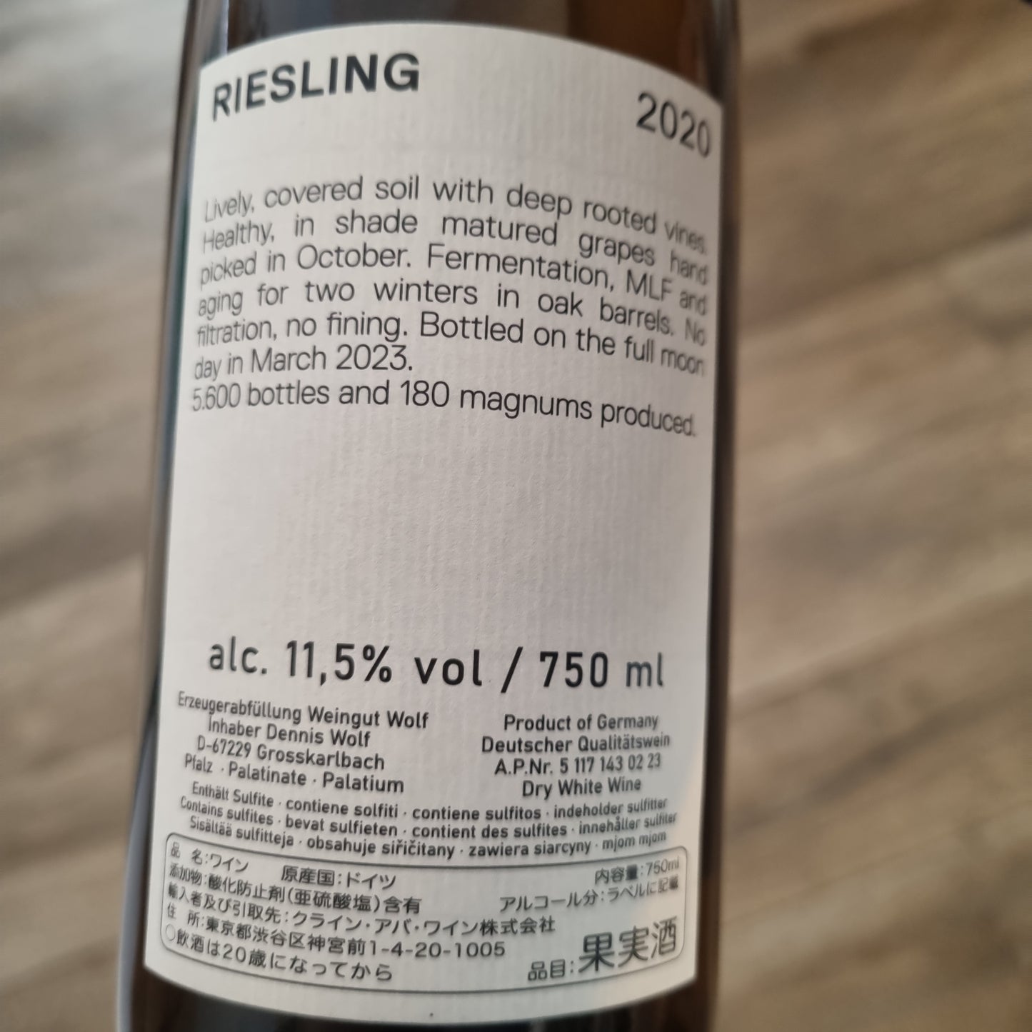 WOLF | Riesling 2020
