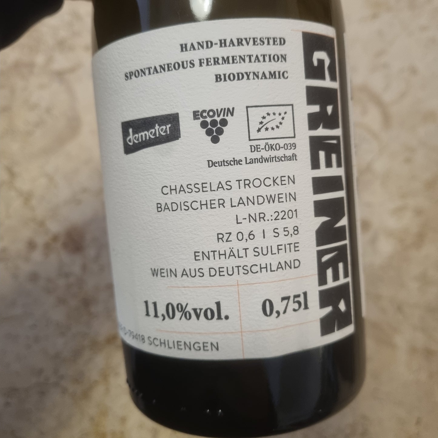 GREINER | Chasselas 2022