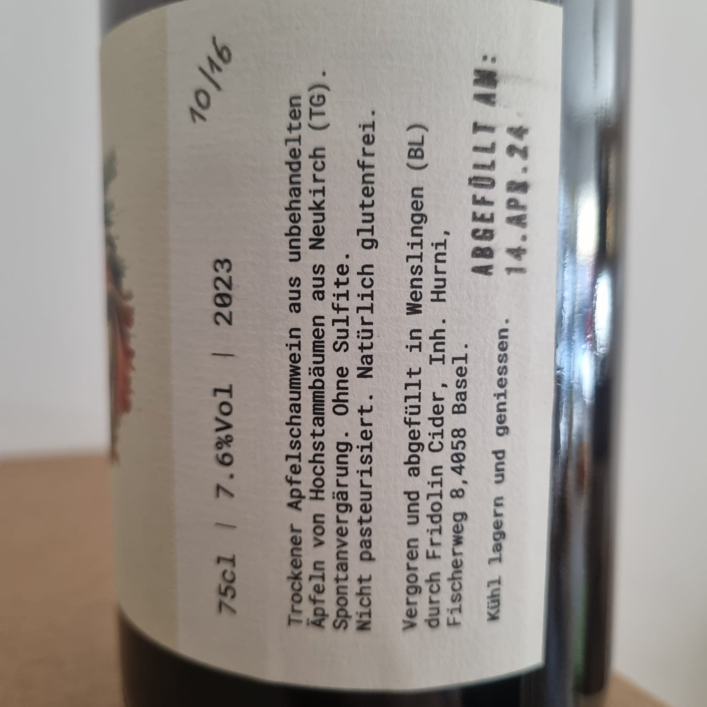 FRIDOLIN CIDER | Schneiderapfel | 2023