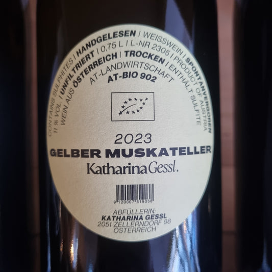 KATHARINA GESSL | Gelber Muskateller 2023