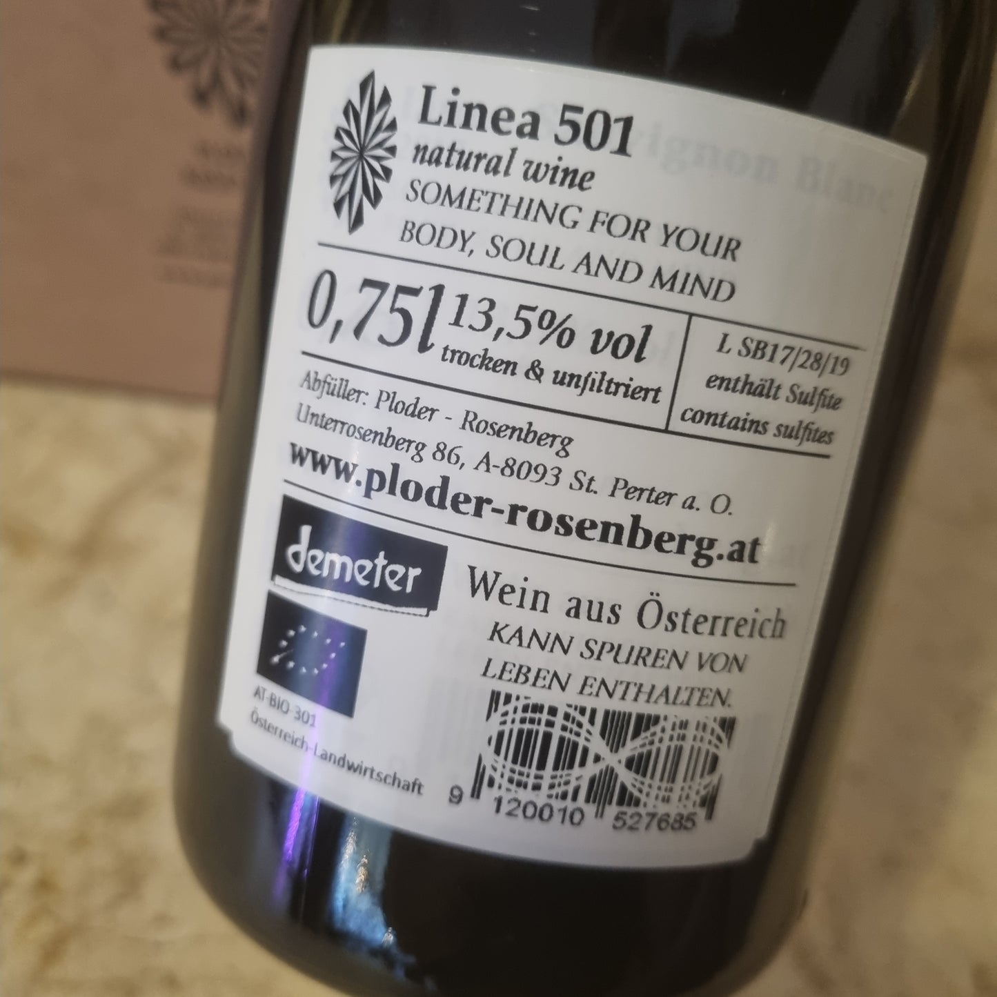 PLODER ROSENBERG | Linea 501 Sauvignon Blanc 2017
