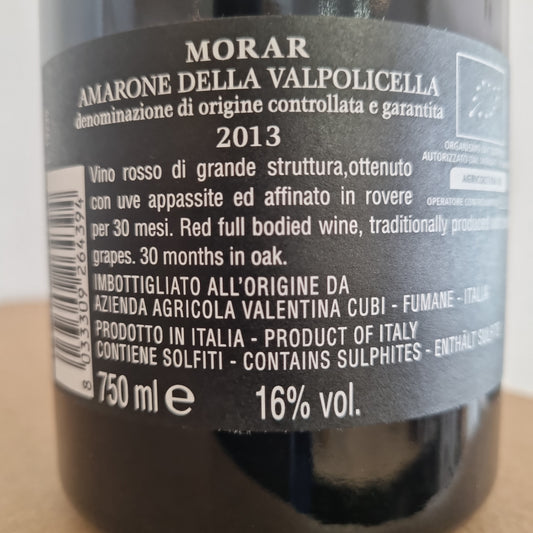 VALENTINA CUBI | Amarone Morar 2013