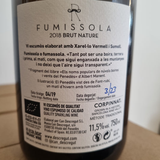 CAN DESCREGUT | Corpinnat Fumissola 2018