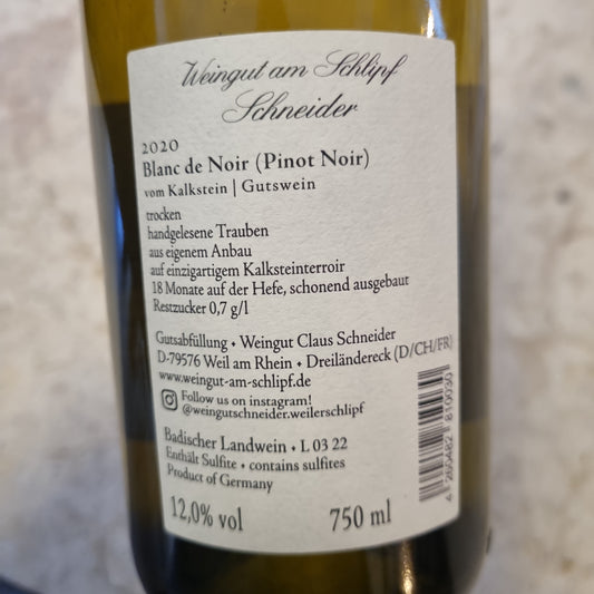 SCHNEIDER | Blanc de Noir vom Kalkstein 2020