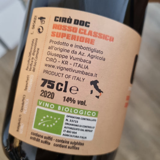 VUMBACA | Cirò Rosso 2020