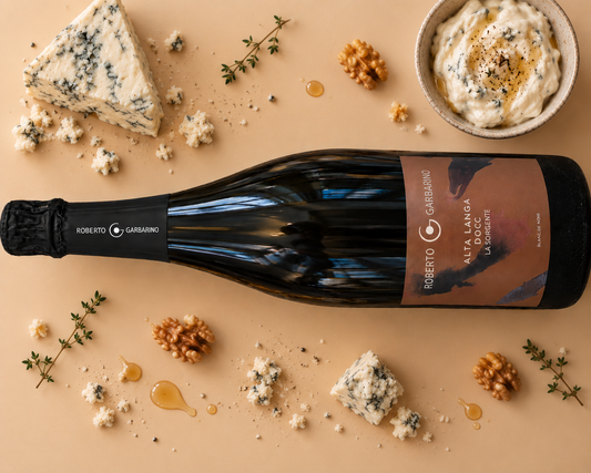 ROBERTO GARBARINO | La Sorgente Blanc Foodpairing Mousse di Gorgonzola