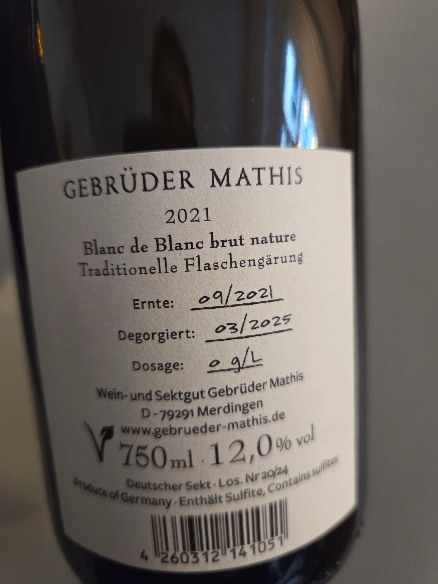 GEBRÜDER MATHIS | SEKT | Blanc de Blanc