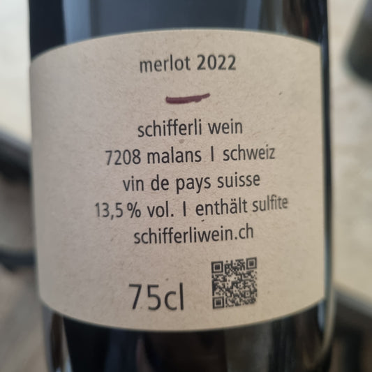 SCHIFFERLI | Merlot Astrid in der prallen Sonne 2022