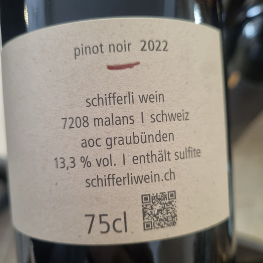 SCHIFFERLI | Pinot Noir Andrins Plauderstunde 2022